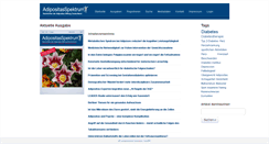 Desktop Screenshot of adipositasspektrum.de